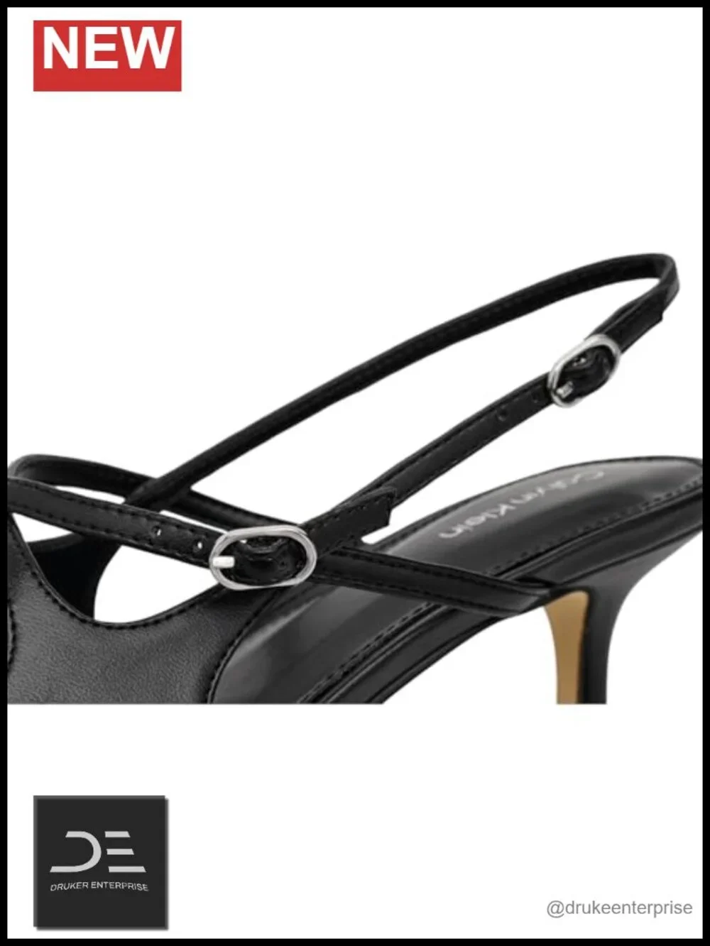 Faux Leather Pointed Toe Kitten Heel Dress Pumps with Ankle Strap